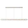 Lámpara de araña de cristal Luce Sferica italiana para restaurantes, barras de bar y salas de estar; Tiras de luces LED lineales para salas de estar