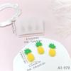 Molde de Silicona Triple Fresa Piña DIY Caramelo Chocolate Pastel Molde Decorativo Gota Goma Cera Arcilla de Grano Herramientas