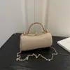 Bolso de Hombro Cruzado o de Mano con Textura de Moda de Alta Calidad, Cadena, Simple, Elegante, Versátil, Nuevo de Moda Verano 2026