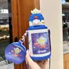 Copo térmico infantil do Ultraman para meninos que vão à escola, garrafa de água de aço inoxidável 316 de grau alimentício para bebês com canudo para alunos do ensino fundamental