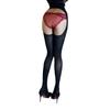 Medias de Seda Sexy de Terciopelo para Primavera y Otoño, Caladas en Cuatro Direcciones con Encaje, Medias Divertidas de Seda, Pantimedias Base de Tentación Libres en Cuatro Direcciones