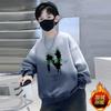 Sudadera Nueva para Niños 2025 Manga Larga Otoño e Invierno Cuello Redondo Camiseta Básica Infantil para Niños Mayores Primavera y Otoño Top Moda Infantil