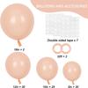 Macarrón Transfronterizo Globo Naranja Tamaño Diferente Globo Naranja Set de Arco para Ropa Decoración de Fiesta de Cumpleaños