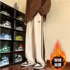 Pantalones de pana para hombre, pantalones casuales Dape de primavera y otoño, pantalones rectos sueltos de pierna ancha de marca moderna retro para estudiantes, otoño e invierno