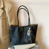 Bolso Grande de Mujer Vintage 2026 Nuevo Casual Simple Bolso de Hombro Bolso Tote Versátil para Viajes