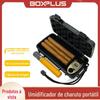X-7001 umidor de viagem caixa de charuto plástica hidratante 5 PEÇAS Casa viagem ao ar livre portátil