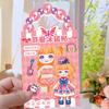 Pegatinas para Niños Vestido de Princesa Pegatinas Magnéticas para Refrigerador Lindas Pegatinas de Juguete para Niñas Regalo de Cumpleaños DIY