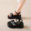 Zapatos de Mujer de Diseño de Nicho No Cansados con Boca Baja y Transpirables Estilo Celebridad de Internet 2024 Sandalias de Pie Suaves Antideslizantes Hada