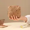 Bolsa de Armazenamento de Absorvente Higiênico de Veludo Cotelê Transfronteiriça Espessada Bolsa Pequena Mensal para Absorvente Higiênico Bolsa de Algodão Sanitário