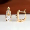 Brincos Populares de Gota d'Água em Múltiplas Camadas com Zircônias, Brincos Femininos Versáteis da Moda Coreana Dongdaemun Mais Vendidos de Luxo Leve