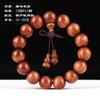 Pulsera de pera Huanghua de Myanmar 20 cuentas de Buda de madera Templo Pulsera de hombre juego de texto cuentas de rosario joyería juego de texto regalo fabricantes al por mayor