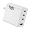 Carregador de Nitreto de Gálio 140W PD 3.1 Multi-Porta Cabeça de Carregamento Rápido de Nitreto de Gálio Adequado para Laptops e Drones