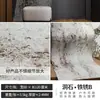 Revestimento de Azulejo de Pedra Macia Travertino Romano Painel Decorativo de Parede Externa Travertino Âmbar Imitação de Pedra Pele de Travertino Flexível de PU