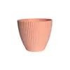 Fábrica de Origen maceta de plástico maceta de patrón vertical decoración de sala de estar arreglo floral maceta de boda maceta color Macron