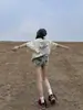 Estilo Americano Chica Caliente Cintura Baja Sexy Super Shorts para Mujer Verano Azul Old Hot Pants Pequeños High Street Jeans Ajustados