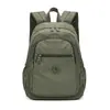 Nova mochila de lona versátil feminina, mochila leve para deslocamento e viagem, bolsa escolar estudantil de grande capacidade, bolsa feminina