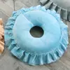 Almohada para salón de belleza almohada facial almohada estilo coreano almohada de chapa almohada para el pecho almohada desmontable en forma de U cama de belleza almohada cuadrada pequeña