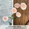5 Cabezas de Rosas de Burbuja Flores Artificiales Escena Estilo Jardín Monet Arreglo Rosas Arreglo Floral de Boda Decoración Flores Artificiales