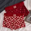 Cueca Masculina Vermelha Grande, Boxer de Algodão Puro Cintura Média, Boxer Masculino Tamanho Grande, Roupa Íntima Vermelha para o Ano do Coelho, Roupa Íntima Vermelha Masculina