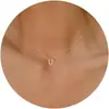 Amazon Transfronterizo Versátil Collar de 26 Letras Oro Colgante Pequeño Collar Personalizado Viajero Fiesta Regalo para Damas