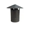 Sombrero de Extracción de Humo para Chimenea Doméstica 110 Sombrero Impermeable para Chimenea Aleación de Aluminio Acero Inoxidable Placa de Hierro Antioxidante Sombrero Redondo para Humo