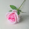 Rosa de Veludo Simulado Decoração de Casamento Flor Simulada Dia dos Namorados Chinês Adereços para Fotografia Decoração de Casa Rosa Flor Artificial Única