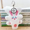 Lindo Bufanda Azul Marino Pato Peluche Colgante Llavero Decoración para Bolso de Pareja Muñeca Juguete Pequeño Juguete de Peluche