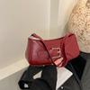 Bolsa de axila con diseño de nicho para pedidos extranjeros 2026 Nueva bolsa baguette de estilo coreano Moda Bolso de mujer de alta gama Bolso de hombro único Cruzado