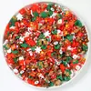 Acessórios de Natal em Desenho Animado Acessórios de Resina Artesanato DIY Enfeites Cola Cremosa Capa de Celular Presilha Ímã de Geladeira de Natal
