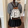 Mochila escolar, mochila, lunares, mochila ligera de dibujos animados para niñas, mochila de estudiante para clase, 2026, lindo modelo nuevo con gran capacidad
