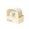 Estilo Creme Urso de Desenho Animado Prato para Cuspir Ossos Prato de Lixo Doméstico Pratos Pequenos Mesa de Jantar Prato de Frutas Prato de Lanche Prato de Lanche Prato de Frutas