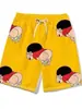 Pantalones Cortos de Crayon Shin-Chan para Hombre Marca de Moda Pantalones de Cinco Puntos Verano Unisex Pantalones Cortos de Playa Bañador Pantalones Casuales Lindos de Dibujos Animados Ropa de Dormir