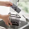 Cesta de Armazenamento de Hashi de Cozinha Vazada, Porta-Talheres, Montada na Parede, Doméstica, Hashis Podem Ser Pendurados, Restaurante Grande, Espessa, Simples