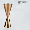 Taza medidora de acero inoxidable 304 con escala, Taza medidora de onzas para mezclar cócteles, Dispositivo medidor de doble cabeza con patrón grabado Personalización