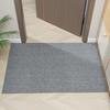 Capacho de Entrada de Cor Sólida com Laço de Abacaxi, Tapete Falso de Sisal para Estúdio, Capacho Lavável, Tapete para Hall de Entrada