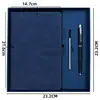 Set de Regalo de Cuaderno A5 para Negocios con Bolígrafo, Bloc de Notas de Oficina, Personalizable con Logo, Regalo para Reuniones Corporativas
