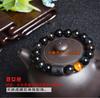 Doze Constelações Pulseira Masculina de Obsidiana Natural da Moda Tendência Pulseira Masculina Design de Nicho Tendência Meninos Retrô