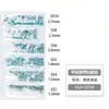 Paquete de 6 Diamantes de Grado Comercial Nacional 1440 Piezas Fondo Plano Rhinestones de Vidrio Ss3-Ss10 para Decoración DIY de Teléfono y Accesorios para Uñas
