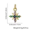 Distrito Lu Joyería Explosiones Transfronterizas Colgante Pequeño Chapado en Cobre Oro de 18k Microincrustado Circonita Simple Atmosférico Sentido Avanzado Cadena para Clavícula