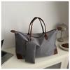 2024 Nuevo Conjunto de Dos Piezas Casual de Moda Simple de Gran Capacidad para Madre e Hija Bolsa Tote Impermeable de Tela Oxford para Axila Hombro