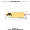 Etiqueta de Mão DIY de Aço Inoxidável para Cachorro, Gato, Golfinho Transfronteiriço, Pingente de Conexão Animal Feminino, Acessório em Branco para Gravação