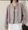 Jaqueta Casual de Couro Curta de Alta Qualidade, Estilo Coreano, Nova Coleção Primavera/Outono, com Cordão, Versátil, Emagrecedora, Caimento Solto
