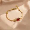 Nuevo Estilo Chino Estilo Nacional Nueva Serie de Conjuntos Pixiu Rojos Diseño Completo de Diamantes Incrustados en Cobre Adornos Estilo Nacional Moda Sensación de Alta Gama