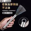 Escova de panela de aço inoxidável com cabo, artefato de máquina de lavar doméstica, utensílios de cozinha, escova especial de aço para lavar louça, escova de panela