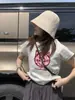 Camiseta Única de Manga Raglán para Mujer Verano 2026, Estilo de Diseñador, Ajuste Delgado de Nicho, Top Favorecedor de Manga Corta para Figuras Menudas, Estilo Dulce y Picante