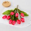 Atacado de fábrica geração Tulipas buquês simulação tecido de seda 3 6 9 buquês flores decorativas de mesa