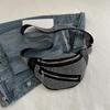 Riñonera para Mujer de Alta Gama con Diamantes Brillantes, Bolso Cruzado de Moda, Diseño Nicho, Bolso de Pecho Ins, Correa de Hombro Ancha, Bolso de Hombro Casual y a la Moda