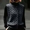 Colete de tricô, nova coleção outono/inverno 2026, casual feminino, retrô, rejuvenescedor, gola redonda, sem mangas, para sobrepor, top de tricô torcido, moderno