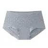 Ropa Interior de Algodón Floral para Mujer, Algodón con Entrepierna Extendida 10A Antibacteriana de Cintura Media Sin Costuras que Cubre las Caderas Talla Grande Bragas para Niñas