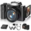 Câmera Digital 5K HD Transfronteiriça Tela Flip Selfie WiFi Transmissão Sem Fio Nível de Entrada Retro Mirrorless Atacado